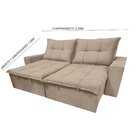 Sofá Retrátil E Reclinável 4 Lugares Com Molas 2,30m Safira V