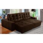 Sofá Retrátil E Reclinável 4 Lugares Com Molas 2,70m Duda Sue