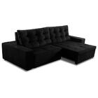 Sofá Retrátil E Reclinável 4 Lugares Com Molas 2,70m Duda Sue