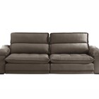 Sofá Retrátil E Reclinável 4 Lugares Esplendor  Veludo Cacau