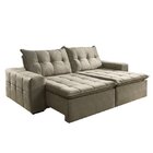 Sofá Retrátil E Reclinável 4 Lugares Espresso Móveis Bege