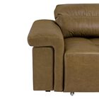 Sofá Retrátil E Reclinável 4 Lugares Maitê 256 Cm Couro Marro