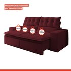 Sofá Retrátil E Reclinável 4 Lugares Pillowtop Duplo Paris  V