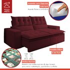 Sofá Retrátil E Reclinável 4 Lugares Pillowtop Duplo Paris  V