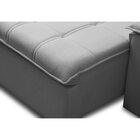 Sofá Retrátil E Reclinável 4 Lugares Veludo Com Porta Copos E