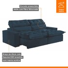 Sofá Retrátil E Reclinável 5 Lugares 250cm Colorado Montano E