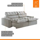 Sofá Retrátil E Reclinável 5 Lugares 250cm Colorado Montano E