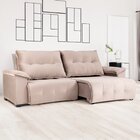 Sofá Retrátil E Reclinável 5 Lugares 270 Cm Maserati Cappucci