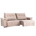 Sofá Retrátil E Reclinável 5 Lugares 270 Cm Maserati Cappucci