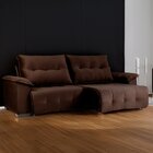 Sofá Retrátil E Reclinável 5 Lugares 270 Cm Maserati Chocolate