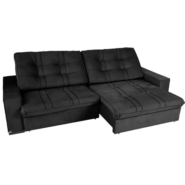 Sofá Retrátil E Reclinável 5 Lugares 270 Cm Turim Duplo Molej