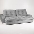 Sofá Retrátil E Reclinável 5 Lugares 270 Cm Turim Duplo Molej