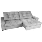 Sofá Retrátil E Reclinável 5 Lugares 270 Cm Turim Duplo Molej