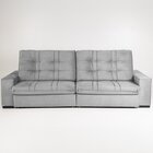 Sofá Retrátil E Reclinável 5 Lugares 270 Cm Turim Duplo Molej