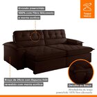 Sofá Retrátil E Reclinável 5 Lugares 280cm Hermon Super Pillo