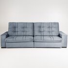 Sofá Retrátil E Reclinável 5 Lugares 290 Cm Turim Duplo Molej