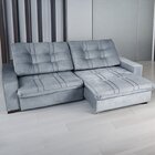 Sofá Retrátil E Reclinável 5 Lugares 290 Cm Turim Duplo Molej