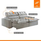 Sofá Retrátil E Reclinável 5 Lugares 290cm Colorado Montano E