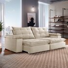 Sofa Retrátil E Reclinável 5 Lugares 290cm Espanha Veludo   B