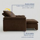 Sofa Retrátil E Reclinável 5 Lugares 290cm Espanha Veludo  Ma