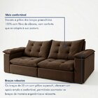 Sofa Retrátil E Reclinável 5 Lugares 290cm Espanha Veludo  Ma