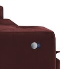 Sofá Retrátil E Reclinável 5 Lugares 290cm Macaé  Vermelho