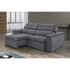 Sofá Retrátil E Reclinável 5 Lugares 290cm Marrocos  Grafite