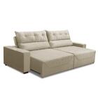 Sofá Retrátil E Reclinável 5 Lugares 3,00m Antonella Veludo B