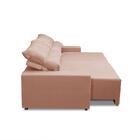 Sofá Retrátil E Reclinável 5 Lugares 3,00m Antonella Veludo R