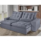 Sofá Retrátil E Reclinável 5 Lugares Da Vinci Mundial Estofad