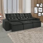 Sofá Retrátil E Reclinável 5 Lugares Montreal K04 Kasacomigo