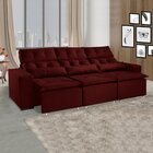 Sofá Retrátil E Reclinável 5 Lugares Montreal K04 Kasacomigo