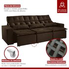 Sofá Retrátil E Reclinável 5 Lugares Montreal K04 Kasacomigo