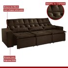 Sofá Retrátil E Reclinável 5 Lugares Montreal K04 Kasacomigo