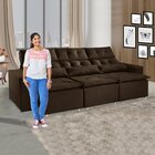 Sofá Retrátil E Reclinável 5 Lugares Montreal K04 Kasacomigo