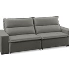 Sofá Retrátil E Reclinável 5 Lugares Veludo Com Molas Supreme