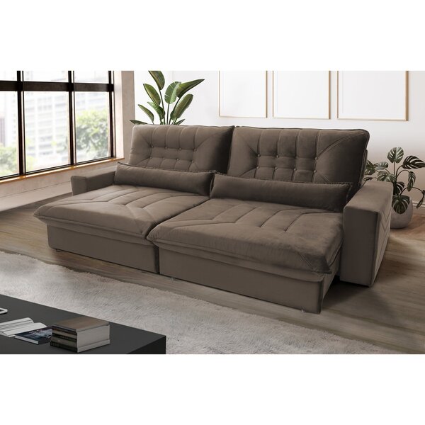 Sofá Retrátil E Reclinável 6 Lugares 300cm Magestic Hellen Es