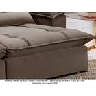 Sofá Retrátil E Reclinável Apolo 2,10m 3 Lugares Bege