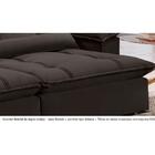 Sofá Retrátil E Reclinável Apolo 2,10m 3 Lugares Marrom