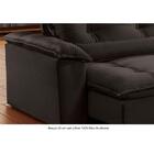 Sofá Retrátil E Reclinável Apolo 2,90m 5 Lugares Marrom