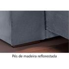 Sofá Retrátil E Reclinável Atenas 1,80m 2 Lugares Prata