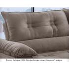 Sofá Retrátil E Reclinável Atenas 2,10m 3 Lugares Bege