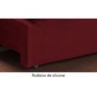 Sofá Retrátil E Reclinável Atenas 2,10m 3 Lugares Bordô