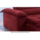 Sofá Retrátil E Reclinável Atenas 2,30m 4 Lugares Bordô