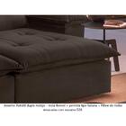 Sofá Retrátil E Reclinável Atenas 2,30m 4 Lugares Marrom