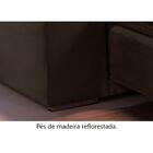 Sofá Retrátil E Reclinável Atenas 2,30m 4 Lugares Marrom