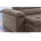 Sofá Retrátil E Reclinável Atenas 2,50m 4 Lugares Bege