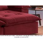 Sofá Retrátil E Reclinável Atenas 2,50m 4 Lugares Bordô