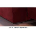 Sofá Retrátil E Reclinável Atenas 2,50m 4 Lugares Bordô