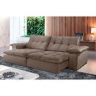 Sofá Retrátil E Reclinável Atlanta 1,80m 02 Lugares Txr Bege